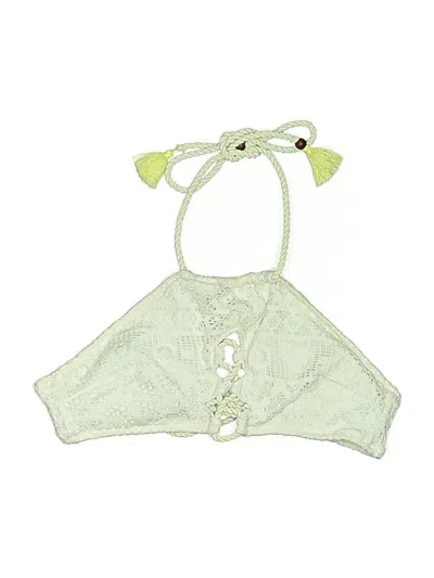 Pre-owned Victoria's Secret Swimsuit Top White Swimwear