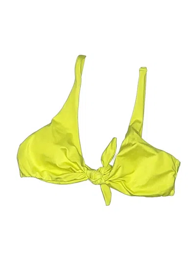 Pre-owned Victoria's Secret Swimsuit Top Yellow Swimwear
