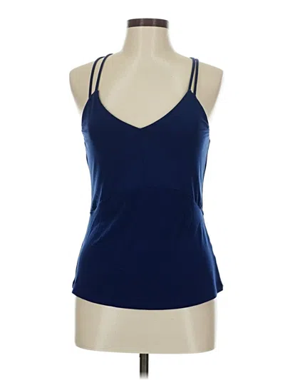 Pre-owned Victoria's Secret Tank Top Blue Halter Neckline Tops