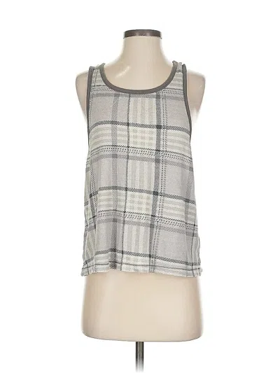 Pre-owned Victoria's Secret Tank Top Gray Square Neckline Tops