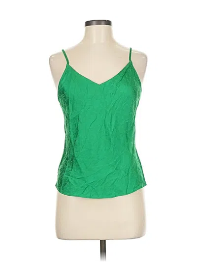 Pre-owned Victoria's Secret Tank Top Green Halter Neckline Tops
