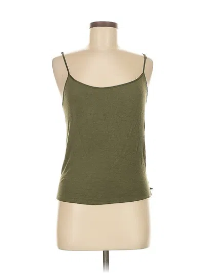 Pre-owned Victoria's Secret Tank Top Green Strapless Neckline Tops