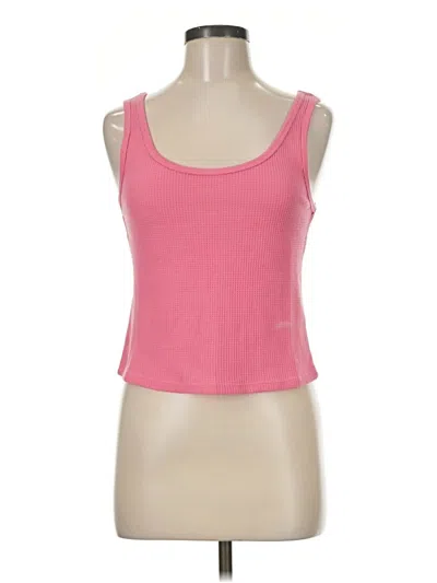 Pre-owned Victoria's Secret Tank Top Pink Strapless Neckline Tops