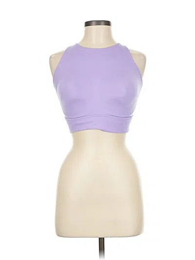 Pre-owned Victoria's Secret Tank Top Purple Halter Neckline Tops
