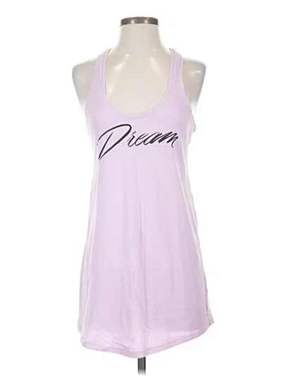 Pre-owned Victoria's Secret Tank Top Purple Halter Neckline Tops