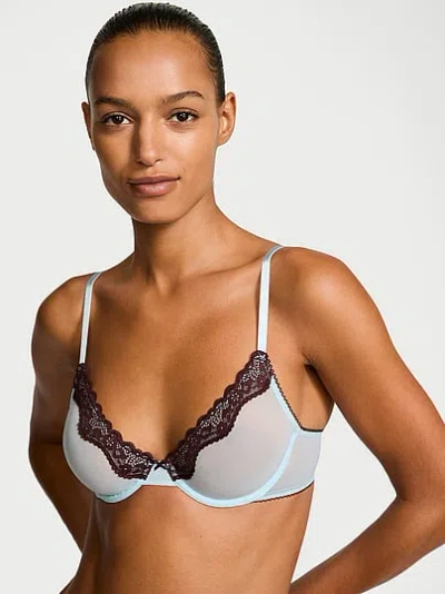 Victoria's Secret Tease Lace-trim Unlined Demi Bra In Multi