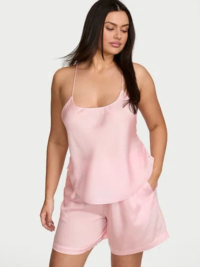Victoria's Secret Tencel™ Cami & Shorts Pajama Set In Pink