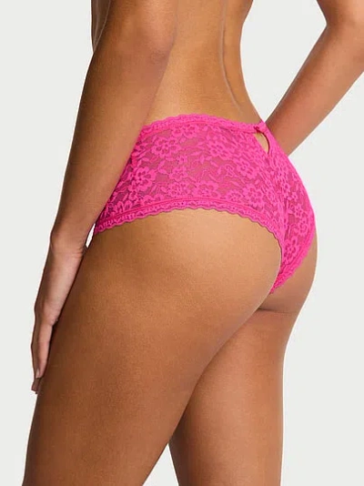 Victoria's Secret The Lacie Lace Keyhole Cheeky Panty In Multi