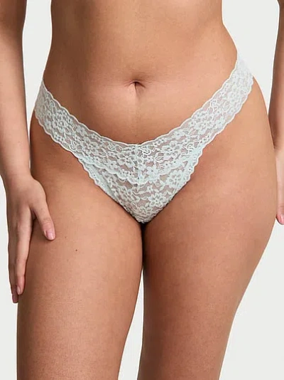 Victoria's Secret The Lacie Lace Strappy-back Thong Panty In White