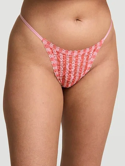 Victoria's Secret The Lacie Lace String Thong Panty In Multi