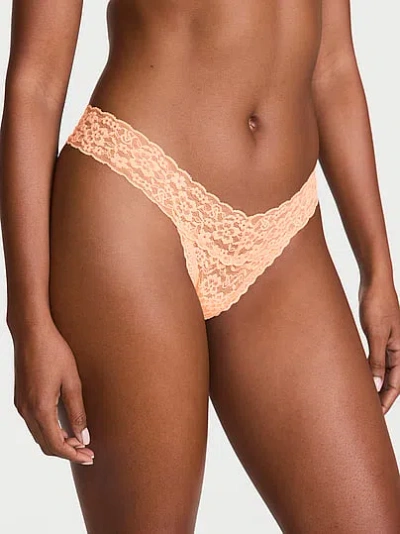 Victoria's Secret The Lacie Lace Thong Panty In Multi