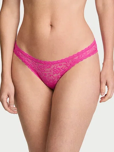 Victoria's Secret The Lacie Lace Ultra-low Cheeky Panty In Multi