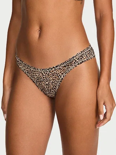 Victoria's Secret The Lacie Lace Ultra-low Cheeky Panty In Animal Print