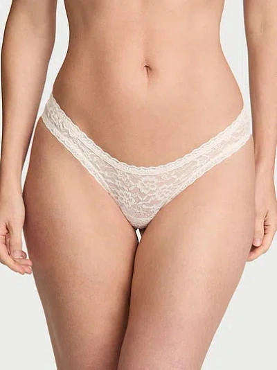 Victoria's Secret The Lacie Lace Ultra-low Cheeky Panty In White