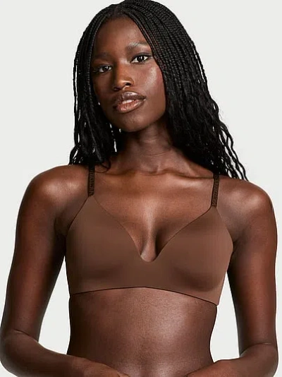 Victoria's Secret The T-shirt Lightly Lined Wireless Bra In Brown
