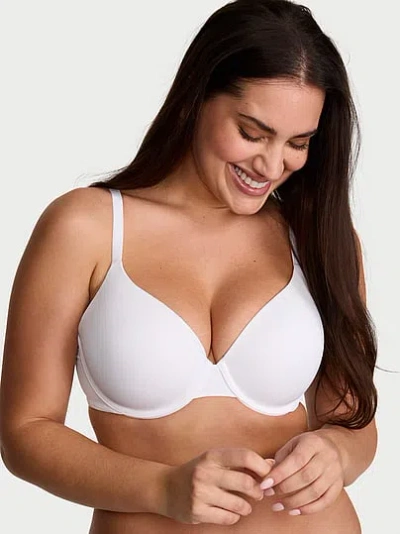 Victoria's Secret The T-shirt Smooth Lightly Lined Full-coverage Bra In White