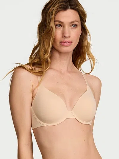 Victoria's Secret The T-shirt Smooth Lightly Lined Full-coverage Bra In Brown