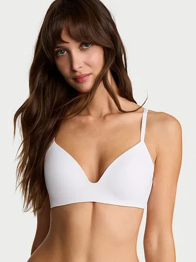 Victoria's Secret The T-shirt Smooth Lightly Lined Wireless Bra In White