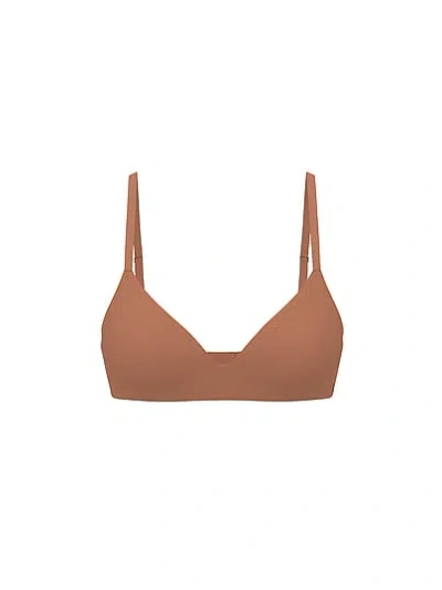 Victoria's Secret The T-shirt Smooth Lightly Lined Wireless Bra In Brown