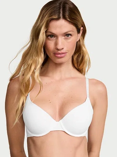 Victoria's Secret The T-shirt Lightly Lined Smooth Demi Bra In White