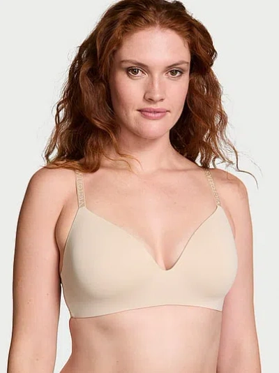 Victoria's Secret The T-shirt Lightly Lined Wireless Bra In Neutral