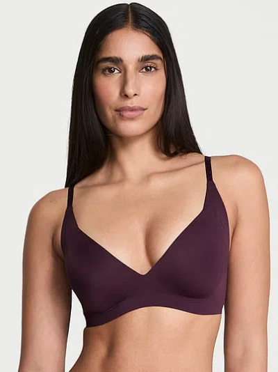 Victoria's Secret The T-shirt Push-up Wireless Comfort Bra In Purple