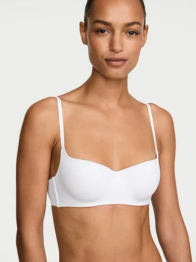 Victoria's Secret The T-shirt Smooth Lightly Lined Balconette Bra In White