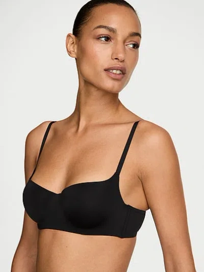 Victoria's Secret The T-shirt Smooth Lightly Lined Balconette Bra In Black