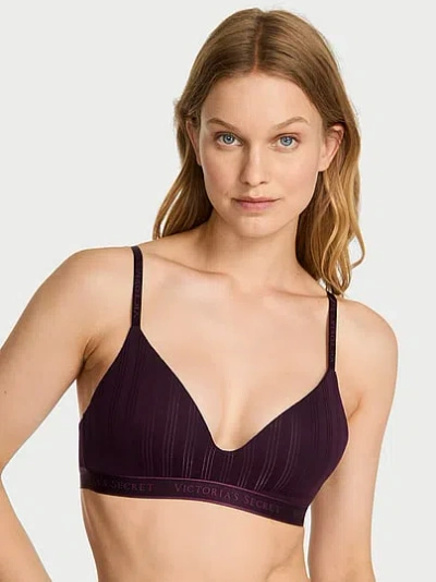 Victoria's Secret The T-shirt Ultra-fine Modal Lightly Lined Wireless Bra In Purple