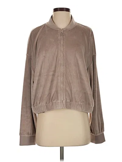 Pre-owned Victoria's Secret Track Jacket In Brown