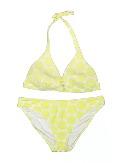 Pre-owned Victoria's Secret Two Piece Swimsuit In Yellow