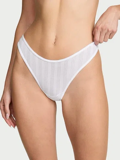 Victoria's Secret Ultra-fine Modal High-leg Scoop Thong Panty In Multi