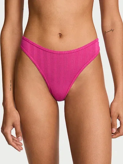 Victoria's Secret Ultra-fine Modal High-leg Scoop Thong Panty In Pink
