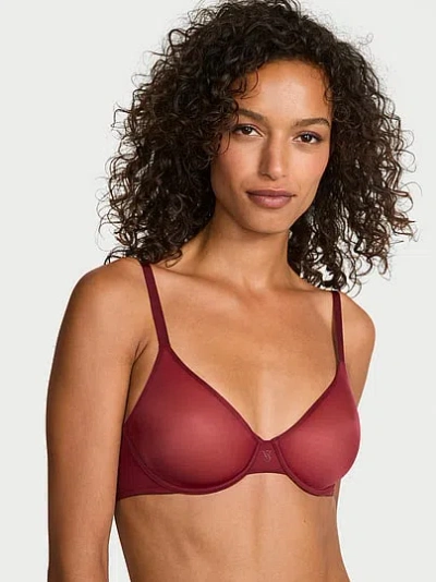 Victoria's Secret Very Sexy Angelight Full-coverage Spacer Bra In Burgundy