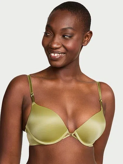 Victoria's Secret Very Sexy Bombshell Add-2-cups Smooth Push-up Bra In Green