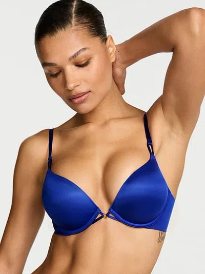 Victoria's Secret Very Sexy Bombshell Add-2-cups Smooth Push-up Bra In Blue