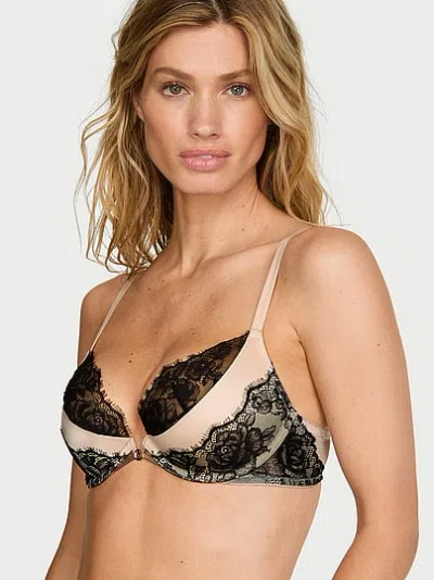 Victoria's Secret Very Sexy Low-cut Push-up Bra In Black