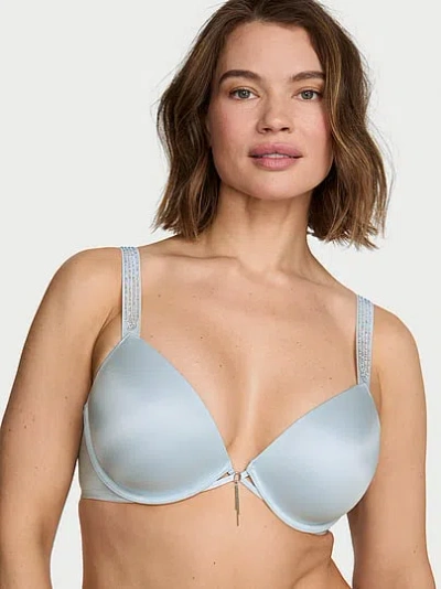 Victoria's Secret Very Sexy Ombré Stripe Shine Strap Lightly Lined Plunge Demi Bra In Multi