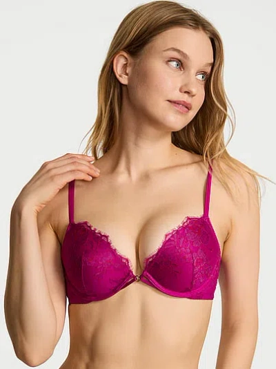 Victoria's Secret Very Sexy Rose Lace Push-up Bra In Multi