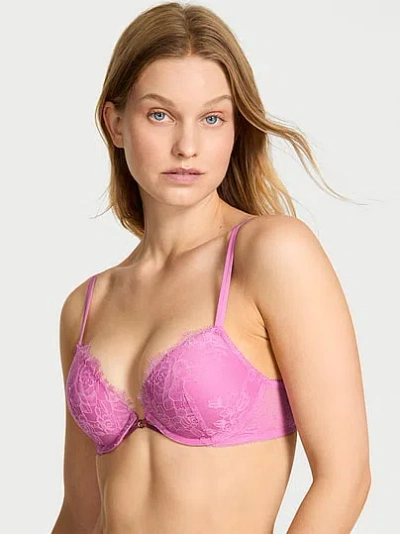 Victoria's Secret Very Sexy Rose Lace Push-up Bra In Pink