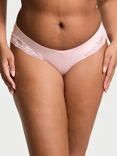 Victoria's Secret Very Sexy Rose Lace-trim High-leg Cheeky Panty In Pink