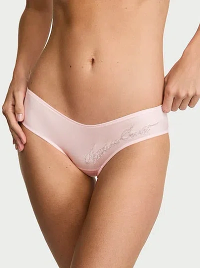 Victoria's Secret Very Sexy Shine Script Low-back Cheeky Panty In Pink