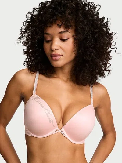 Victoria's Secret Very Sexy Shine Script Push-up Bra In Pink