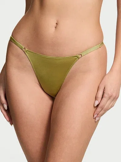 Victoria's Secret Very Sexy Smooth Adjustable V-string Panty In Green