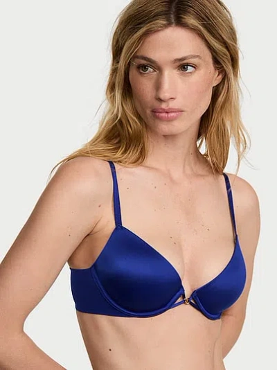 Victoria's Secret Very Sexy Smooth Lightly Lined Plunge Demi Bra In Blue