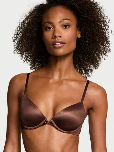 Victoria's Secret Very Sexy Smooth Lightly Lined Plunge Demi Bra In Brown