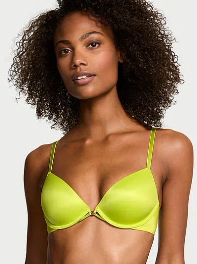 Victoria's Secret Very Sexy Smooth Lightly Lined Plunge Demi Bra In Green