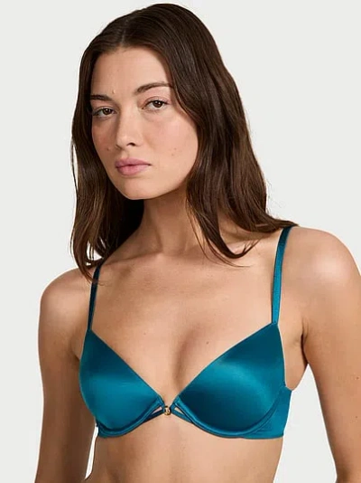 Victoria's Secret Very Sexy Smooth Lightly Lined Plunge Demi Bra In Blue