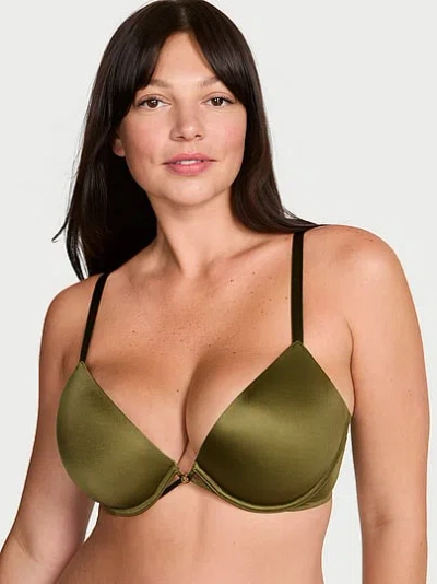 Victoria's Secret Very Sexy Smooth Lightly Lined Plunge Demi Bra In Green