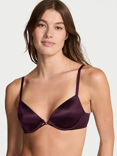 Victoria's Secret Very Sexy Smooth Lightly Lined Plunge Demi Bra In Purple